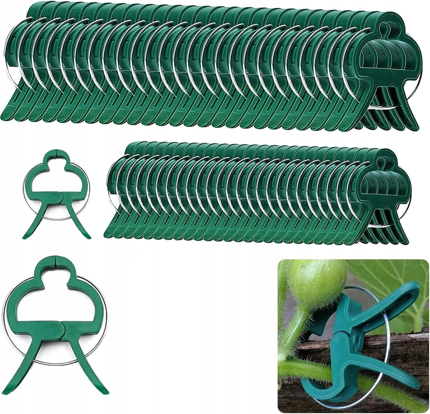 Clips Fasteners for Tomatoes Plant Shoots Beans Stem Fastening 108 pieces Manufacturer code 22586
