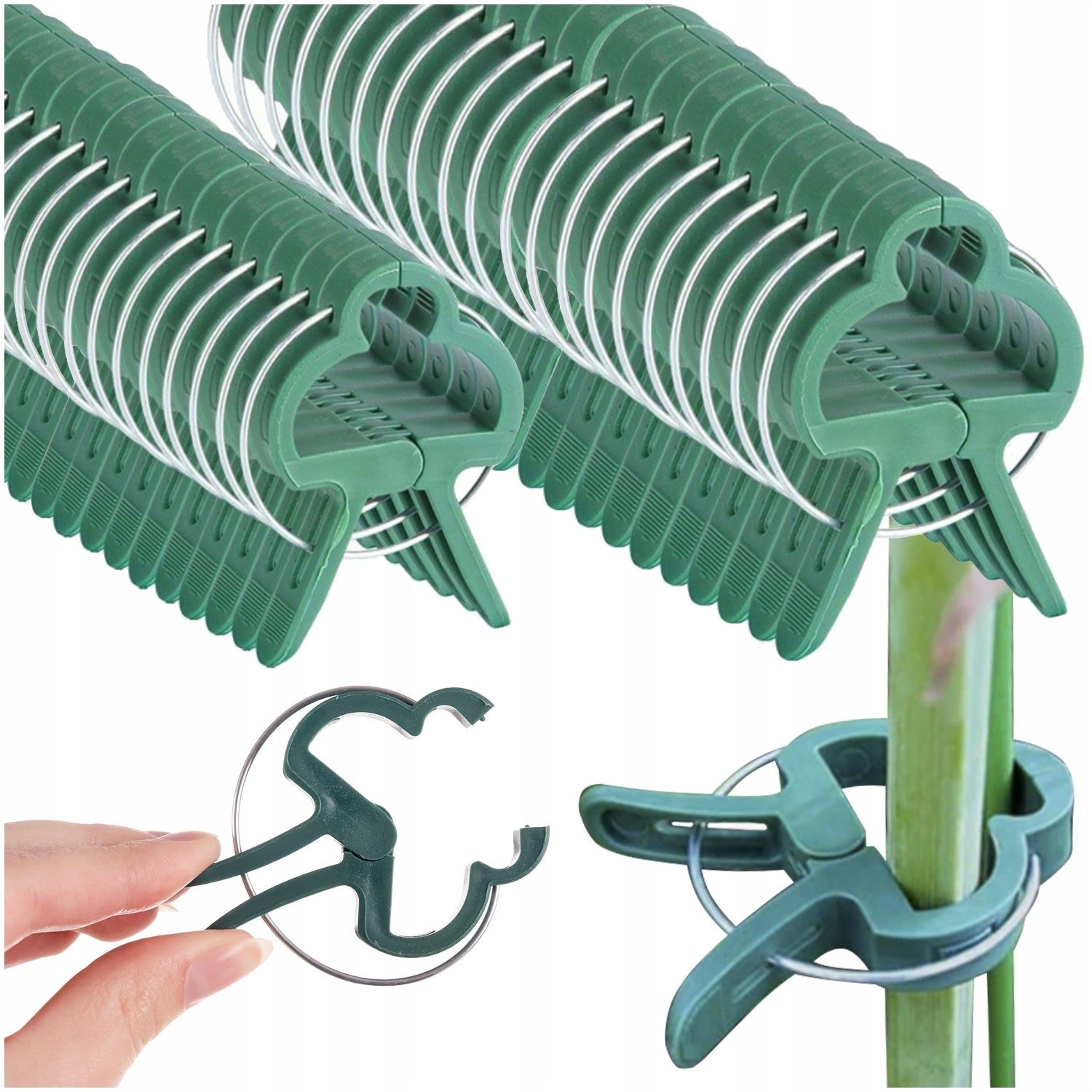 Clips Fasteners for Tomatoes Plant Shoots Beans Stem Fastening 108 pieces