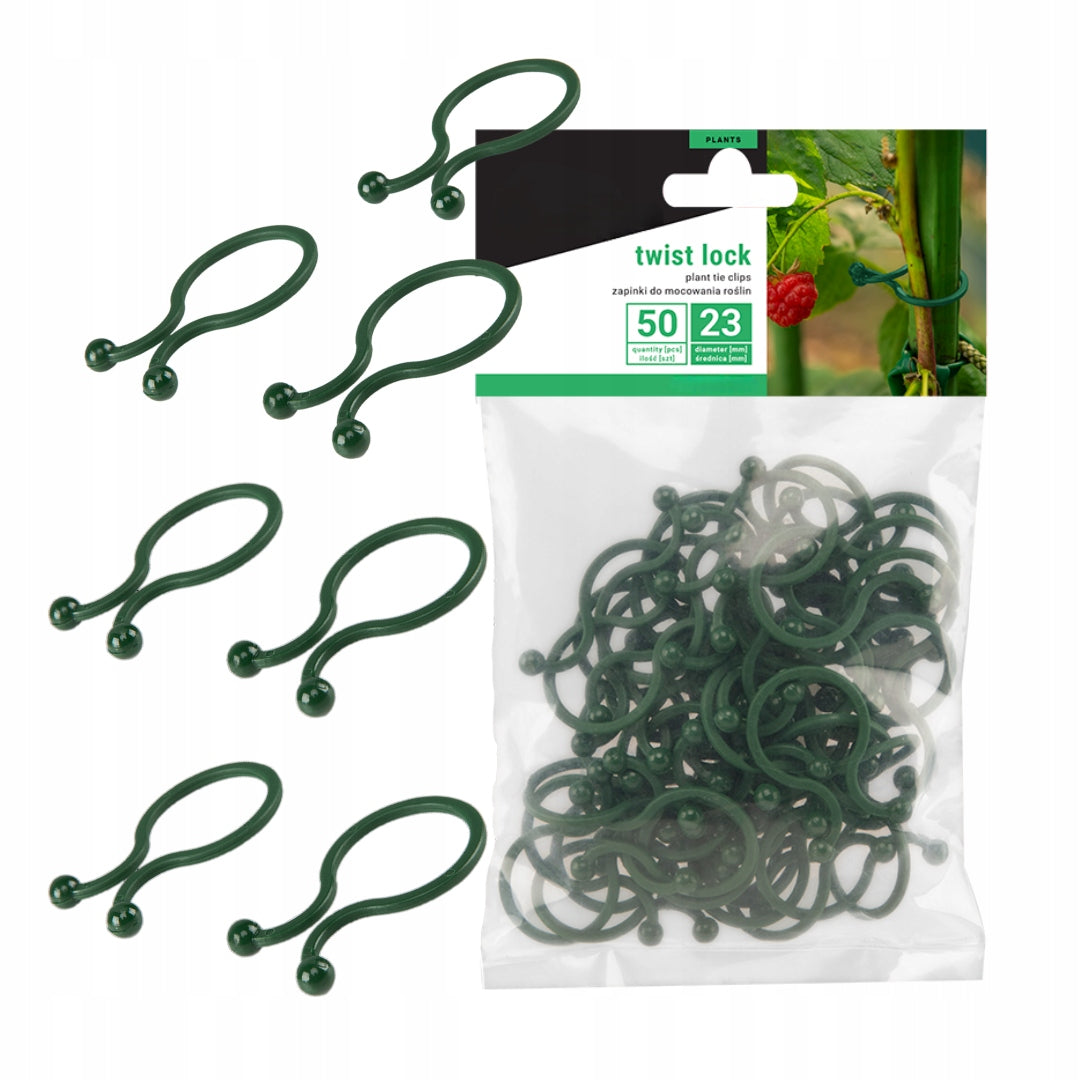 Clips PLANT CLASPS Fastening Fixing HANDLE diameter 23 mm 50 PCS