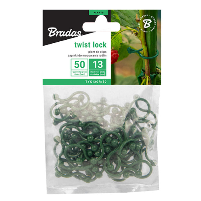 Clips Tomato Plant Clips (13mm) green 50 pcs/pack TYK13GR/50 Color green