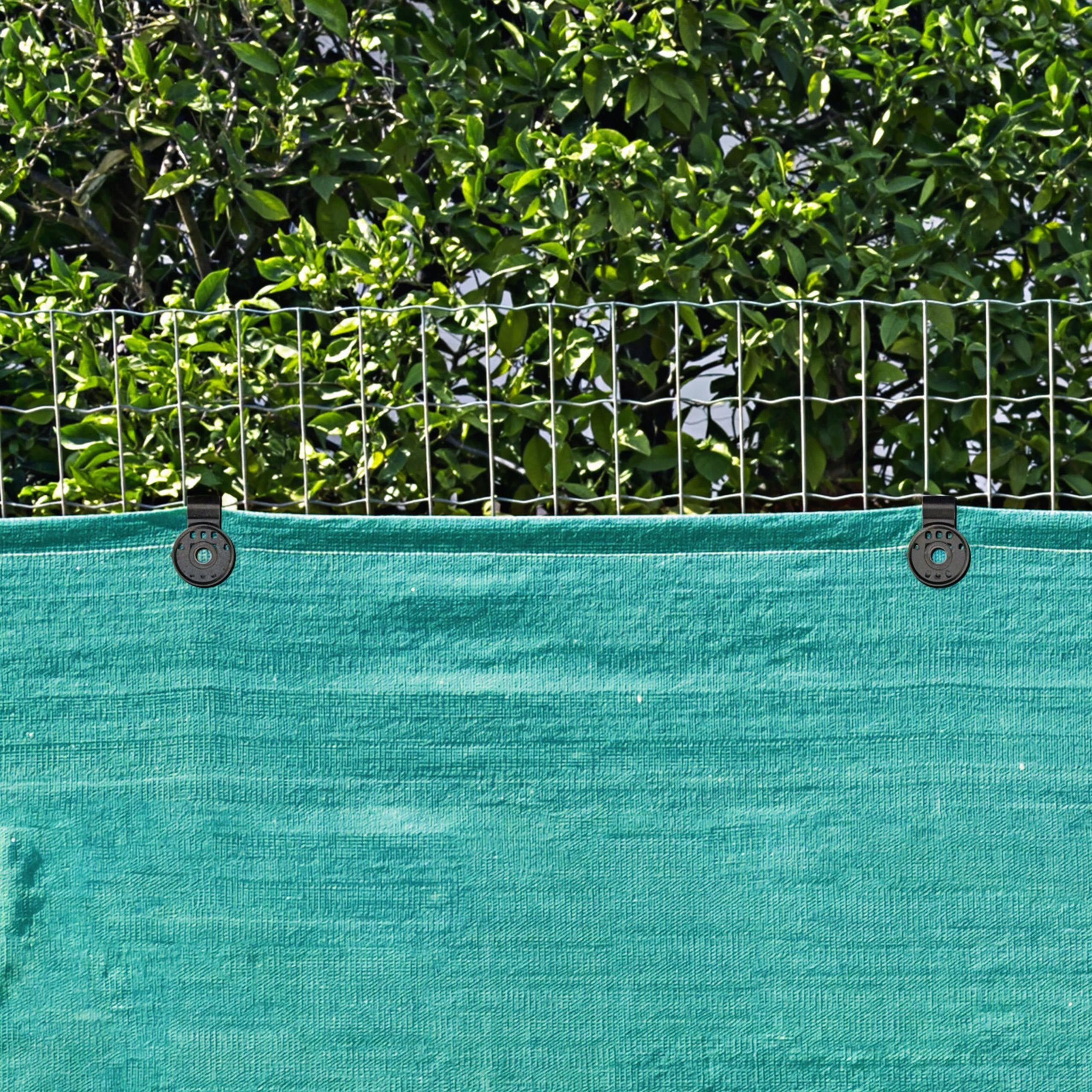 Clips brackets fixing cover shading mesh for panel fence Color black