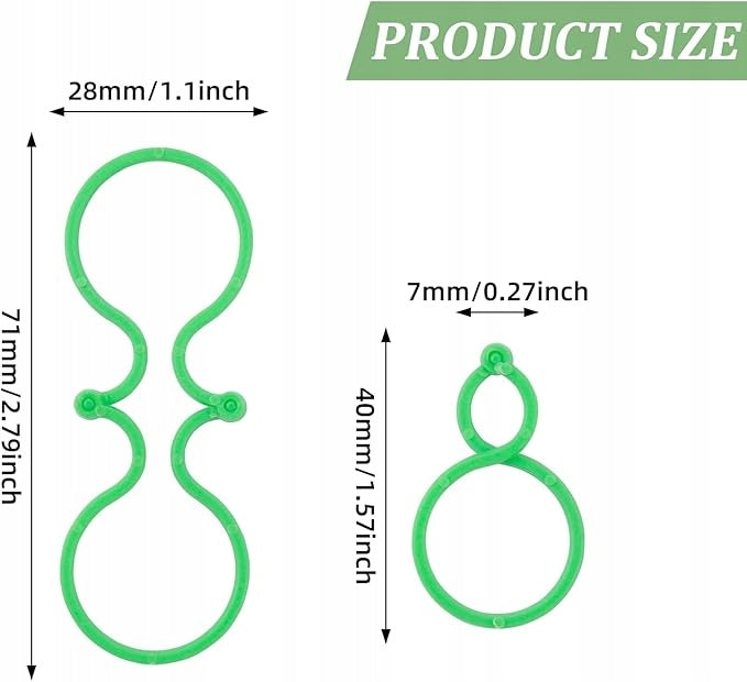 Clips for tomatoes Clips Cufflinks Shoots Plant Stem Handle STRONG 200pcs. Number of pieces 200 pcs