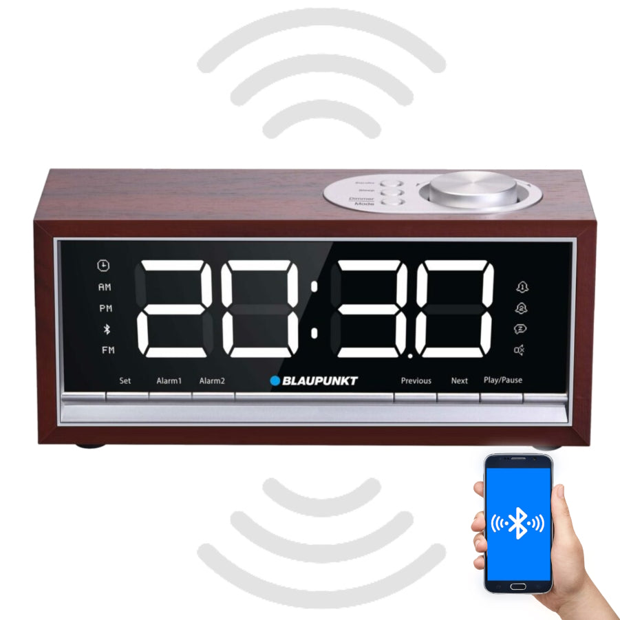 Clock Radio BLAUPUNKT CR60BT Bluetooth Radio Alarm CR 60BT