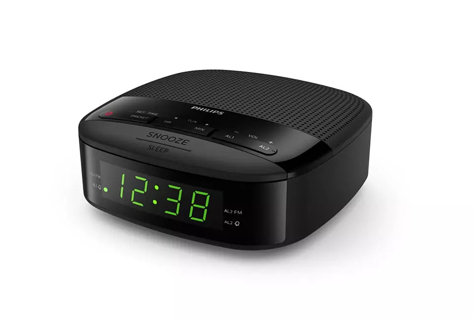 Clock Radio FM LED Tuner Dual Alarm Philips TAR3205 Manufacturer code TAR3205/12