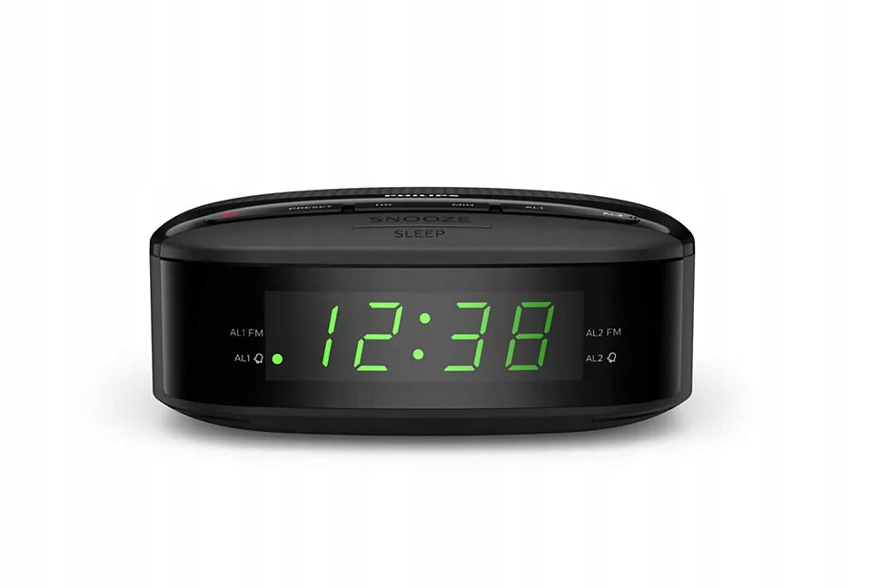 Clock Radio FM LED Tuner Dual Alarm Philips TAR3205