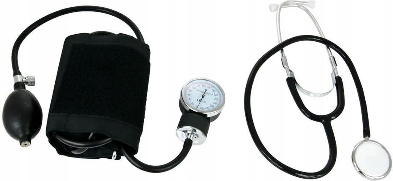 Clock blood pressure monitor with stethoscope HS-50A