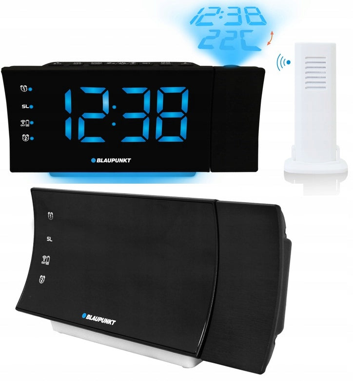 Clock radio Blaupunkt CRP 81 USB with projector and USB charging