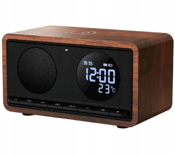 Clock radio Manta RDI912B RIMINI AUX SD Bluetooth induction charger