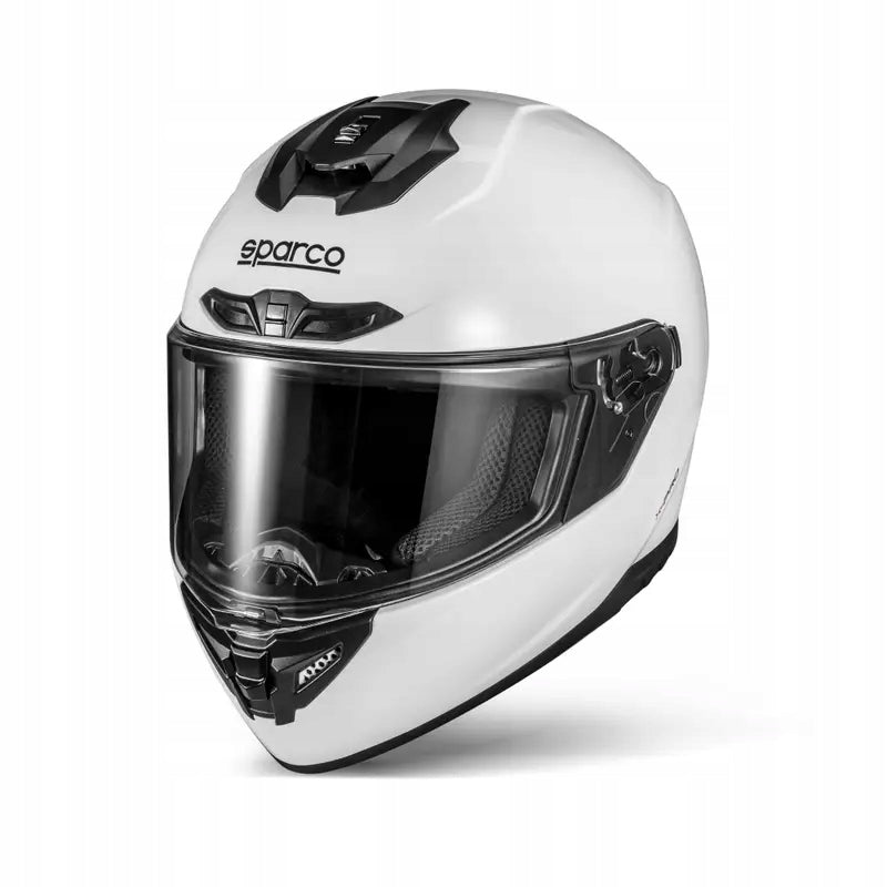 Closed helmet SPARCO CLUB X-PRO homologation ECE R22-06 white size. XS