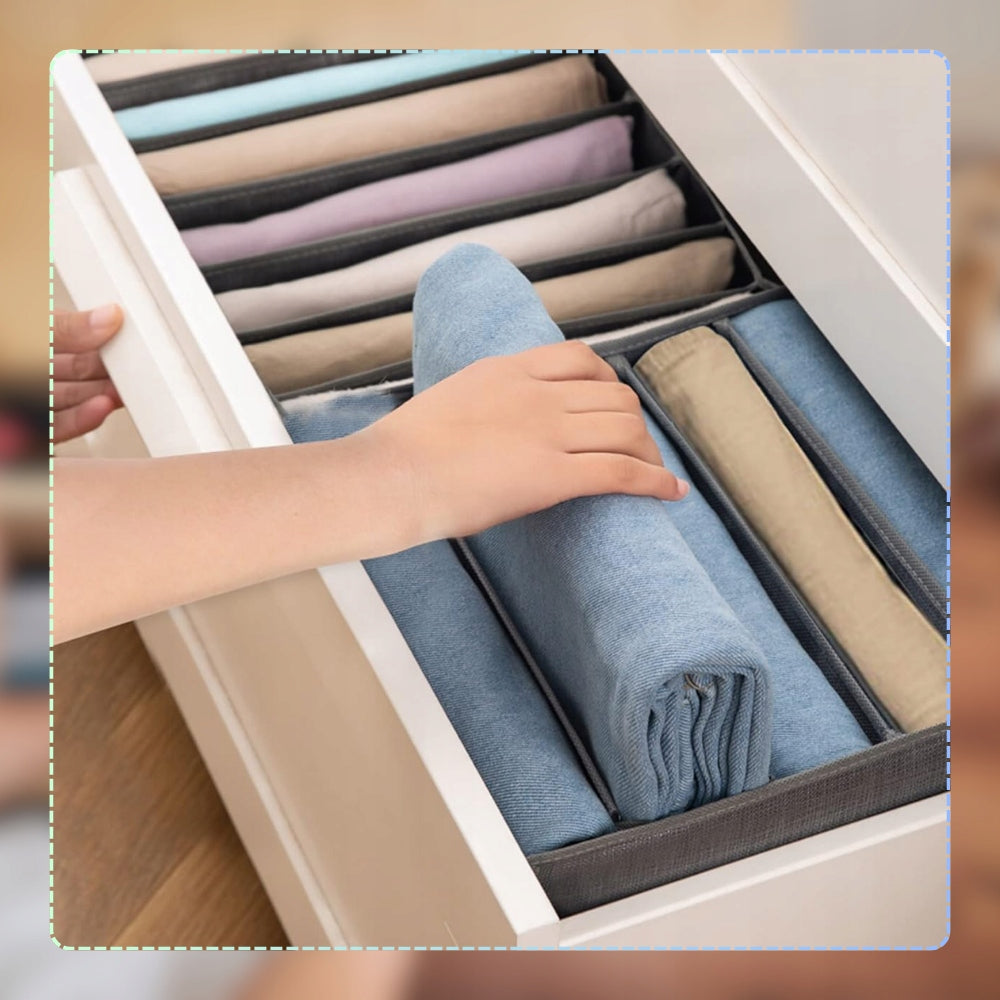 Closet Drawer Organizer Clothes Pants Blouses WARDROBE Refill Shirts Color multicolor