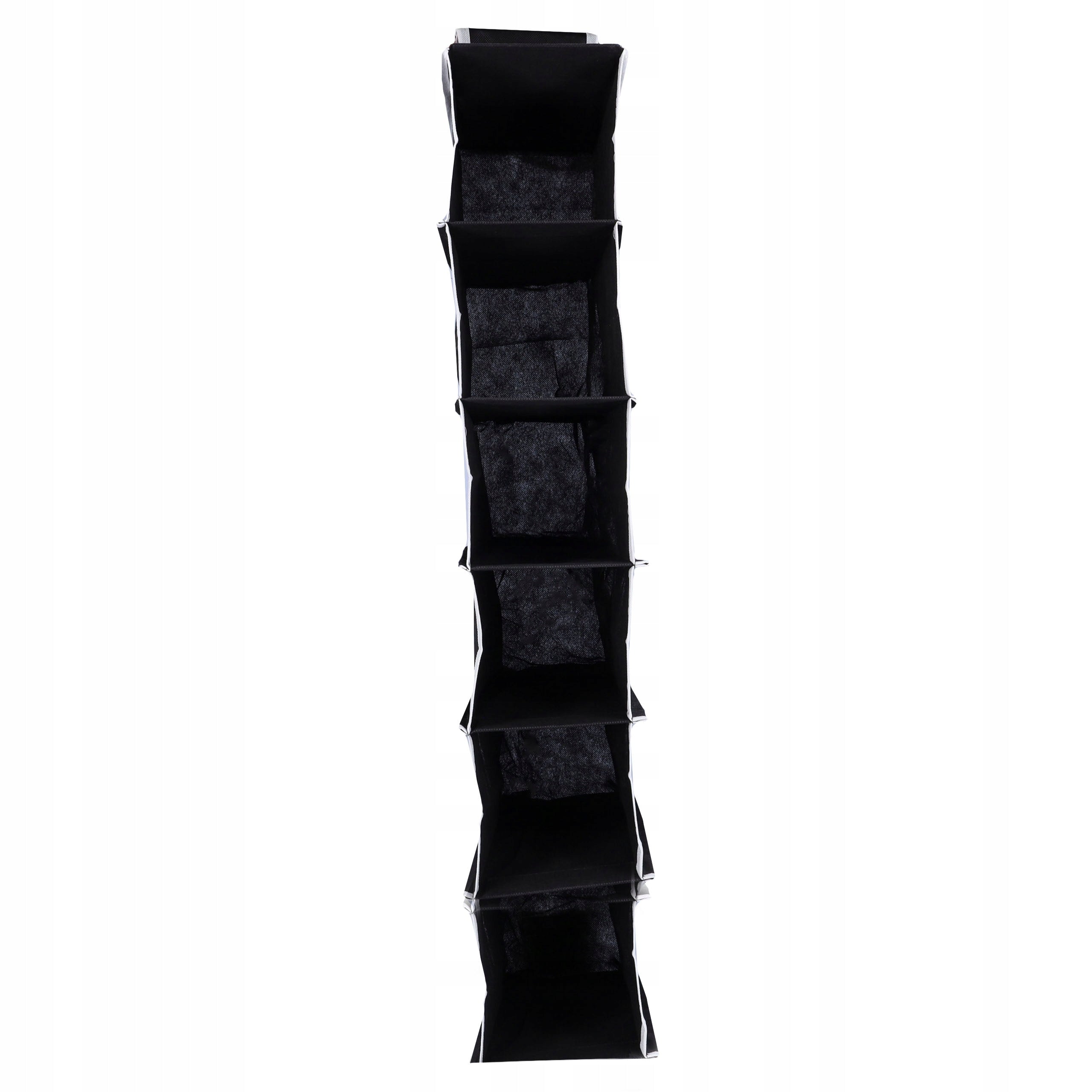 Closet Organizer Hanging Bookcase 6 Shelves Hanger Textile Shelf for Clothes Brand Cadro