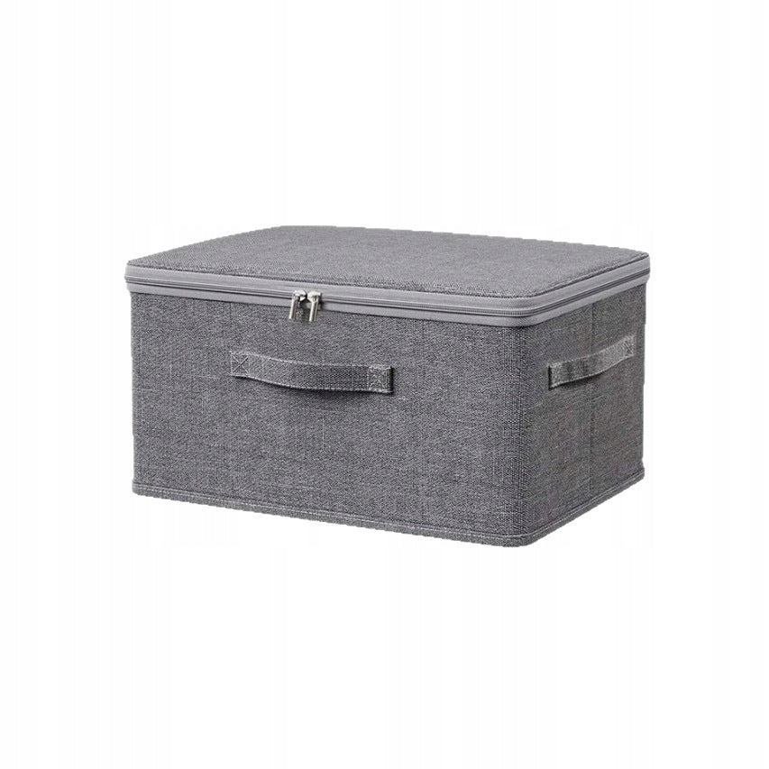 Closet organizer container closed 30x20x12cm with zipper cover