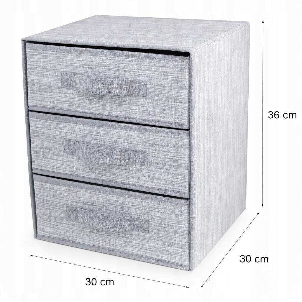 Closet organizer with 3 drawers - for underwear, clothes, accessories Packaging status original