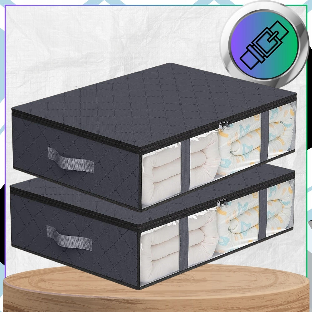 Clothes Cabinet Drawer Organizer Bedding Set of 2pcs Protective Grey Kind wardrobe organizer