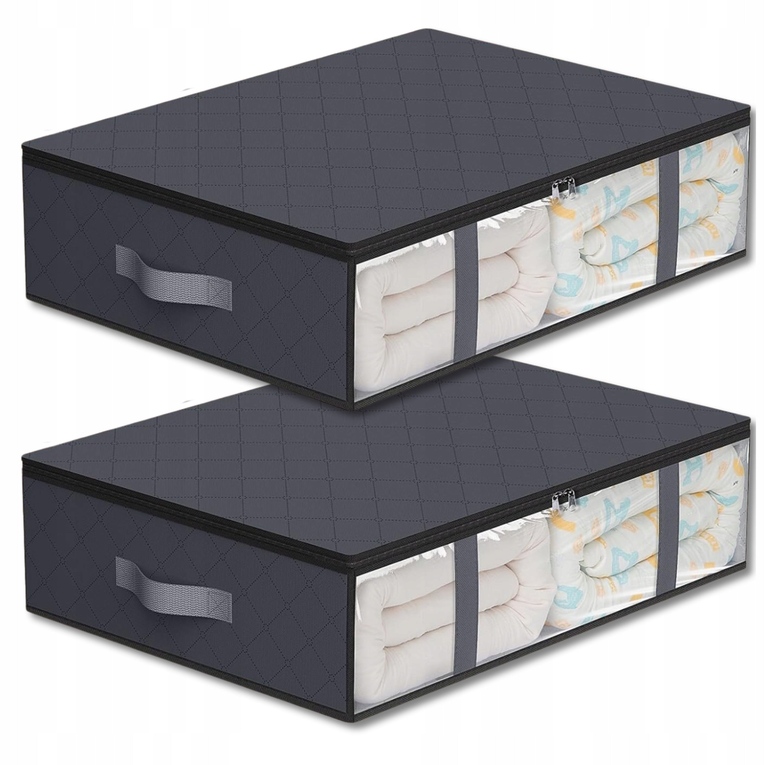 Clothes Cabinet Drawer Organizer Bedding Set of 2pcs Protective Grey Packaging status original
