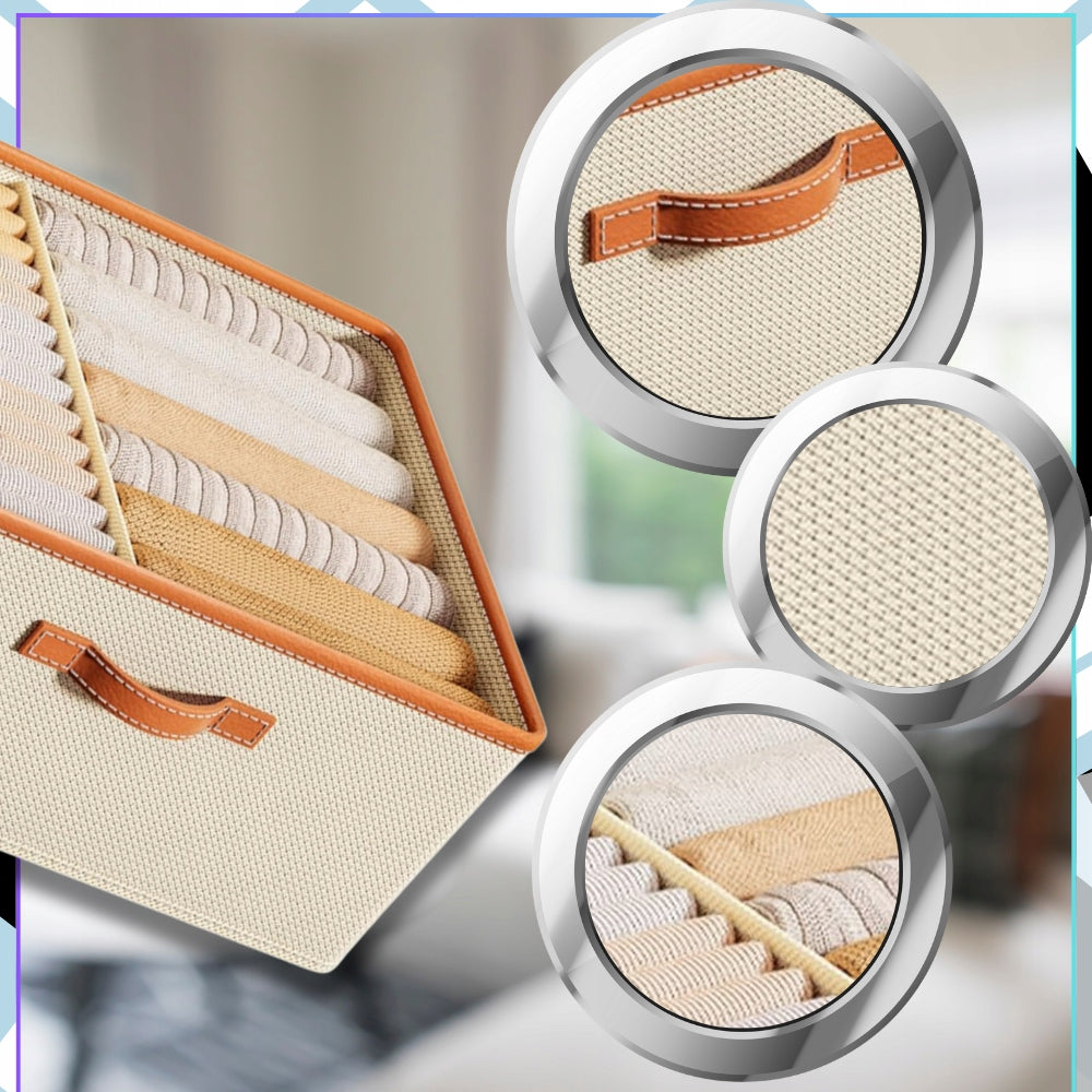 Clothes Cabinet Drawer Organizer Cabinet Insert Beige with Compartment Number of pieces 1 pcs