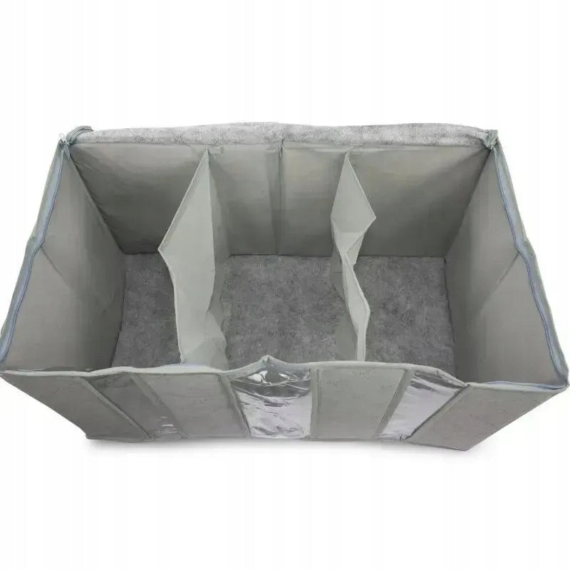 Clothes Cabinet Organizer Drawer Container Shirts 3 Compartments Brand no brand