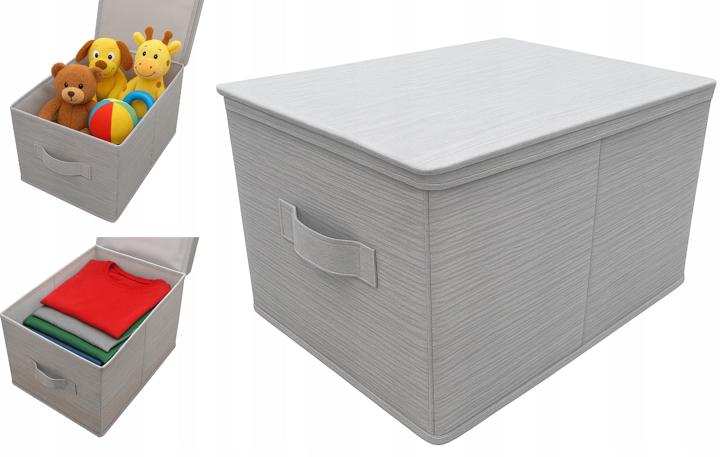 Clothes Closet Organizer Container 60l Lockable for Toys
