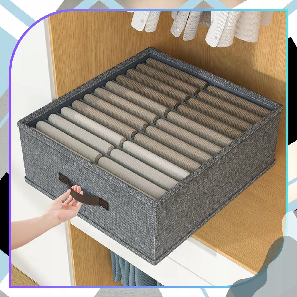 Clothes Drawer Organizer Cabinet Insert 50 x 45 cm with Compartments Product width 45 cm