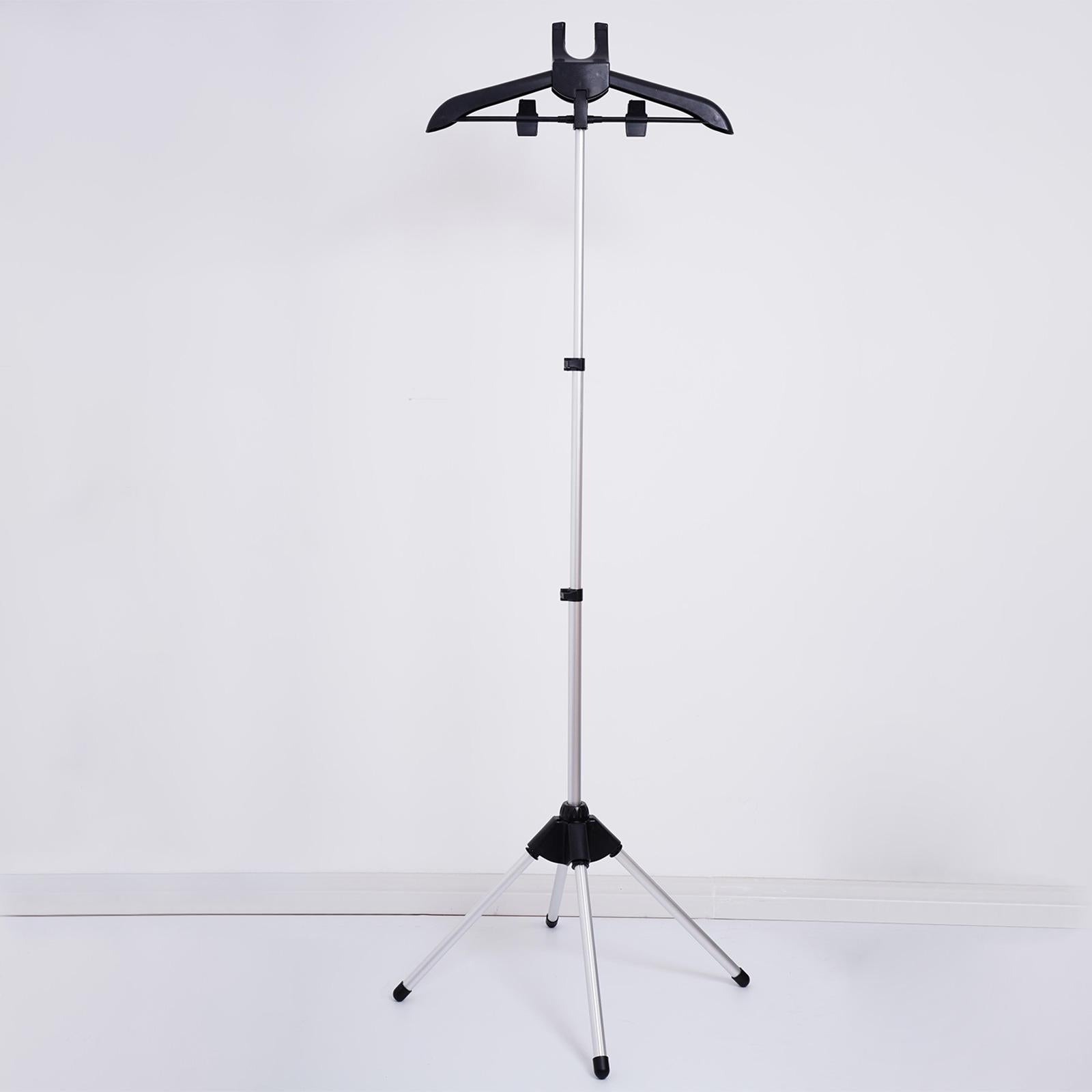 Clothes Hanger for Steam Ironing Thicken Materials Aluminum Alloy black