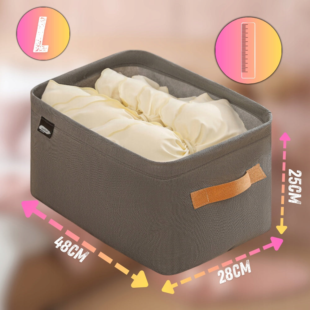 Clothes Organizer 3 Pcs Set Organizers Rigid For Cabinet Box Length 48 cm