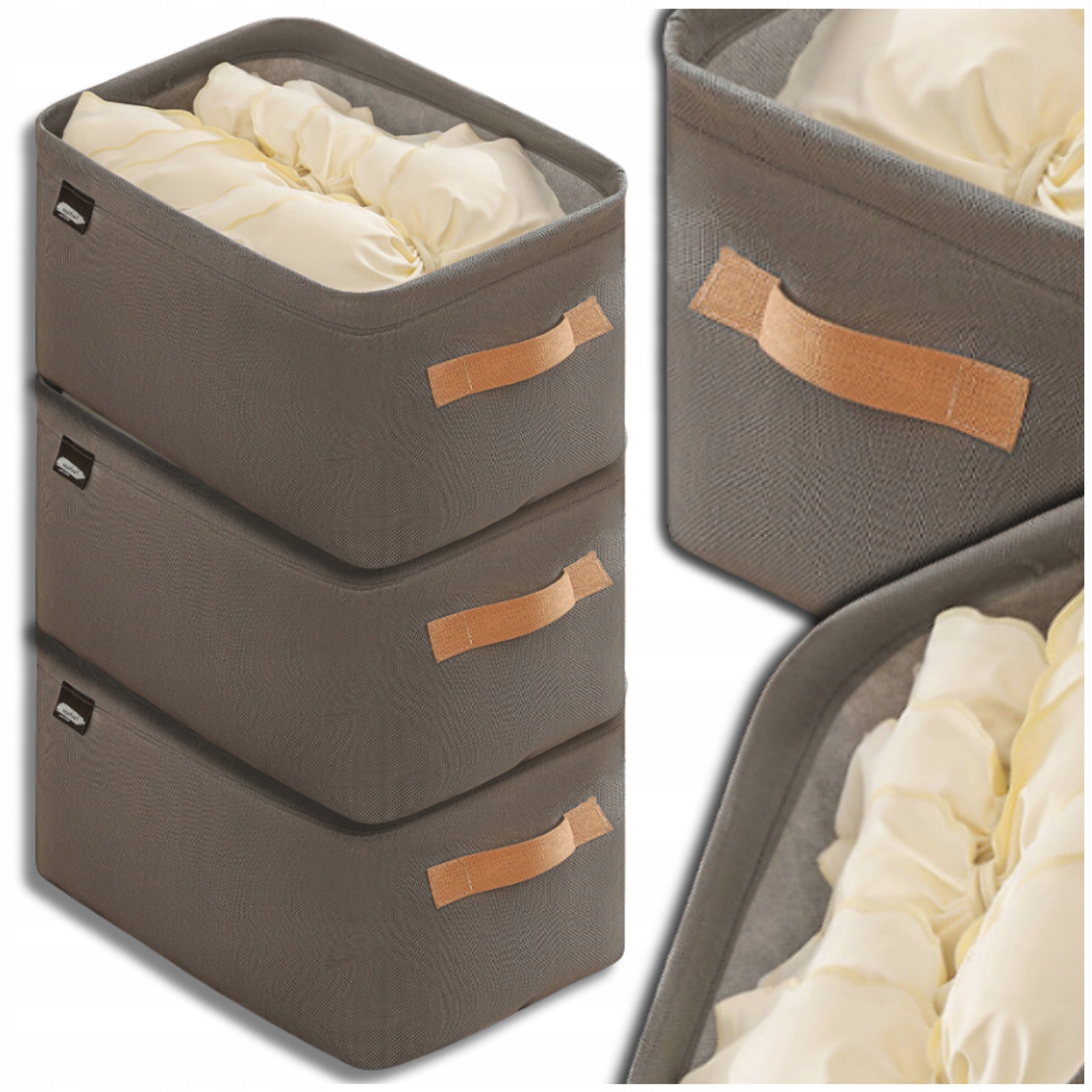 Clothes Organizer 3 Pcs Set Organizers Rigid For Cabinet Box Packaging status original
