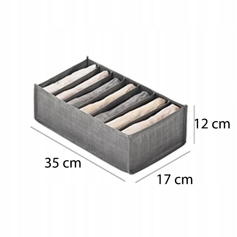 Clothes Organizer T-Shirts Compartment for Drawer Closet 7 Compartments Brand no brand