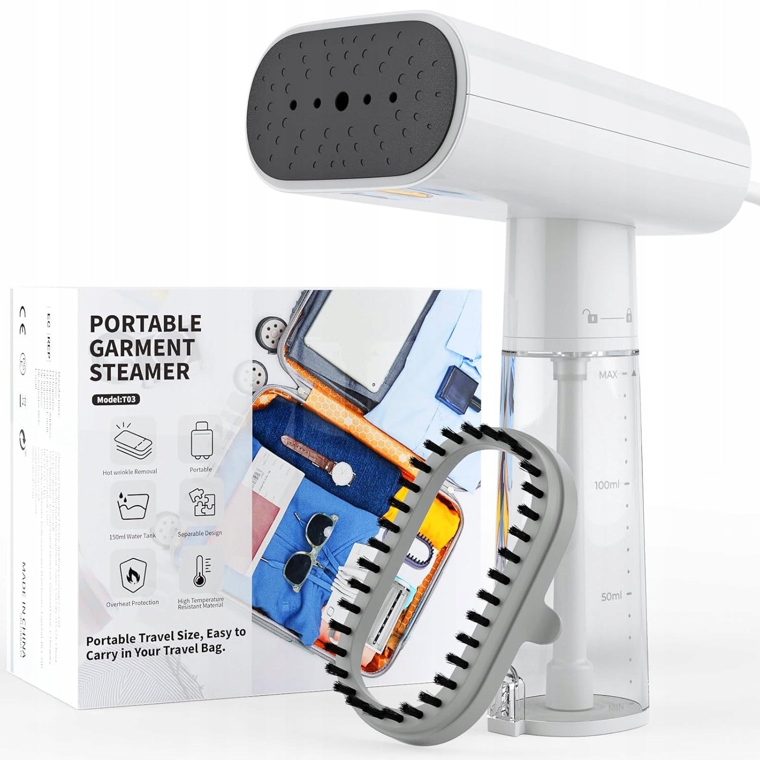 Clothes Steamer 1000W Steamer Handheld Vertical Travel Iron Manufacturer code Parownica Żelazko do Prasowania Ubań