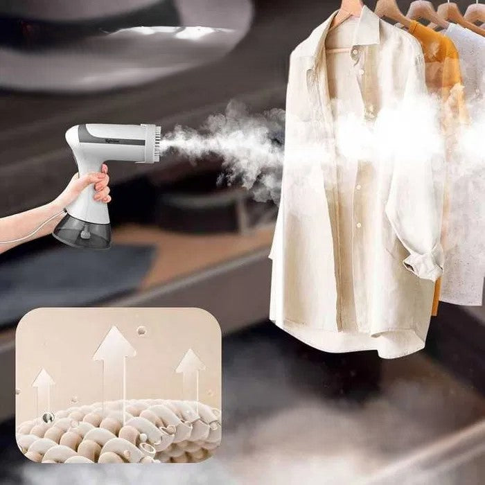Clothes Steamer 1500W 300ml Portable and Fast Rahilias Dominant color white