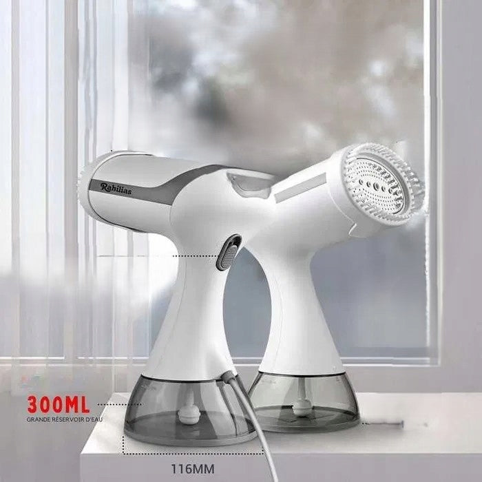 Clothes Steamer 1500W 300ml Portable and Fast Rahilias Packaging status original