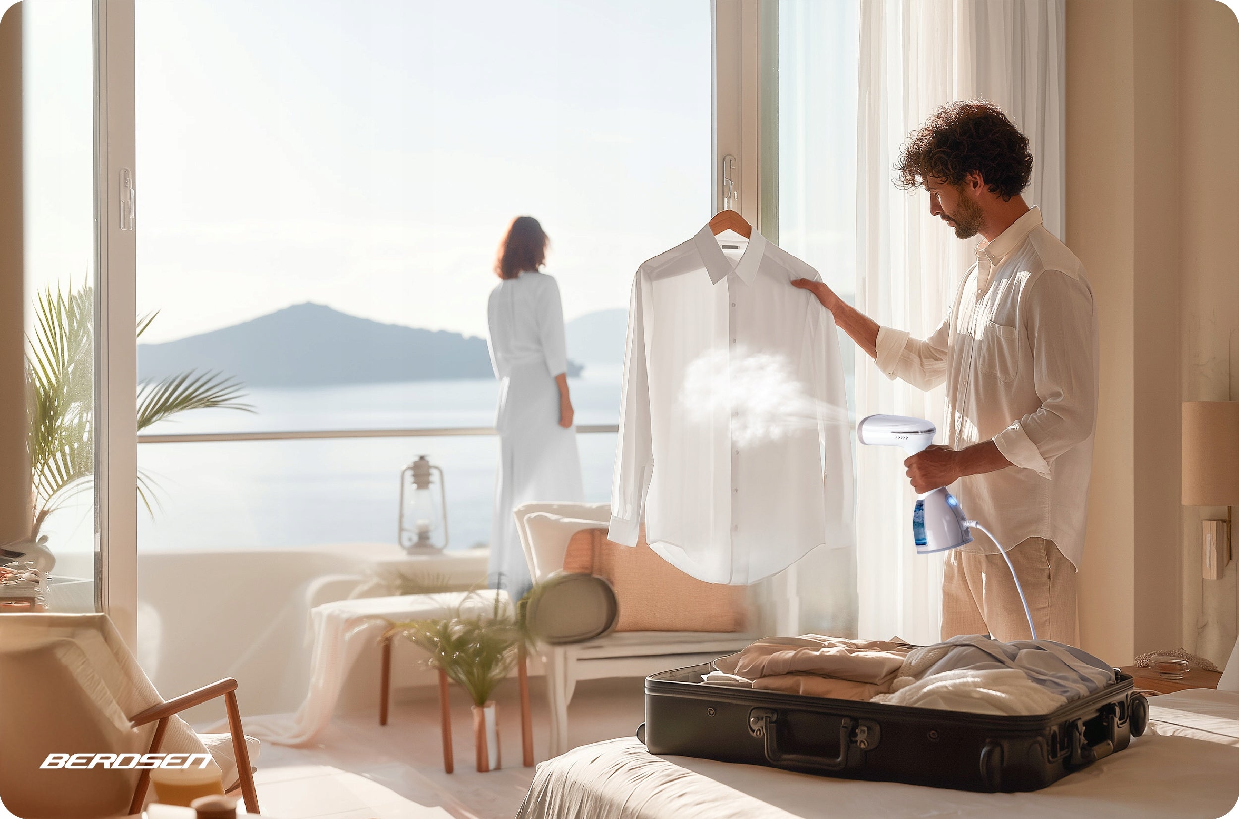 Clothes Steamer 1500W Steamer Steam Iron SET Manufacturer code 331001