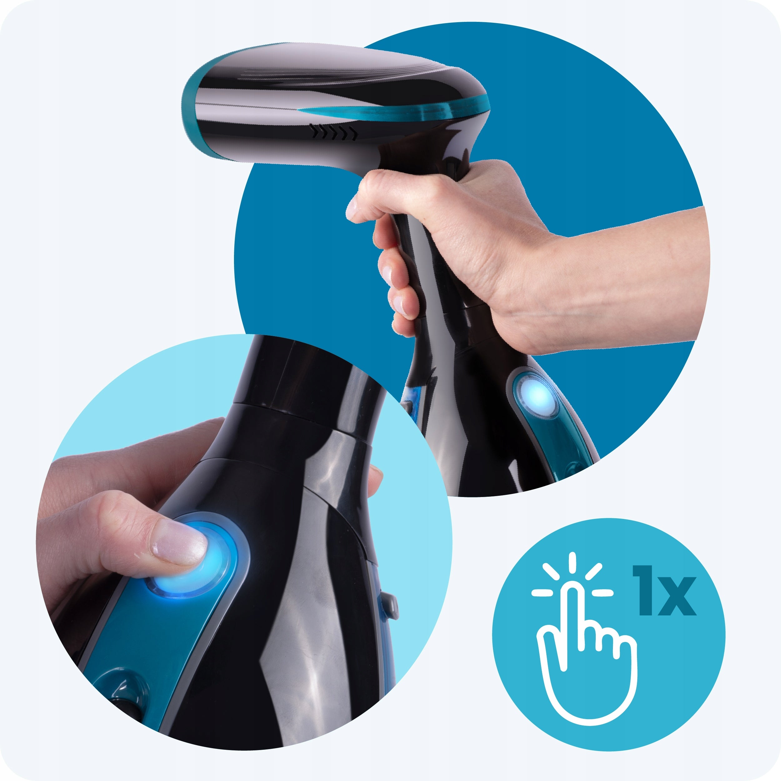Clothes Steamer 1500W Steamer Steam Iron SET Power 1500 W