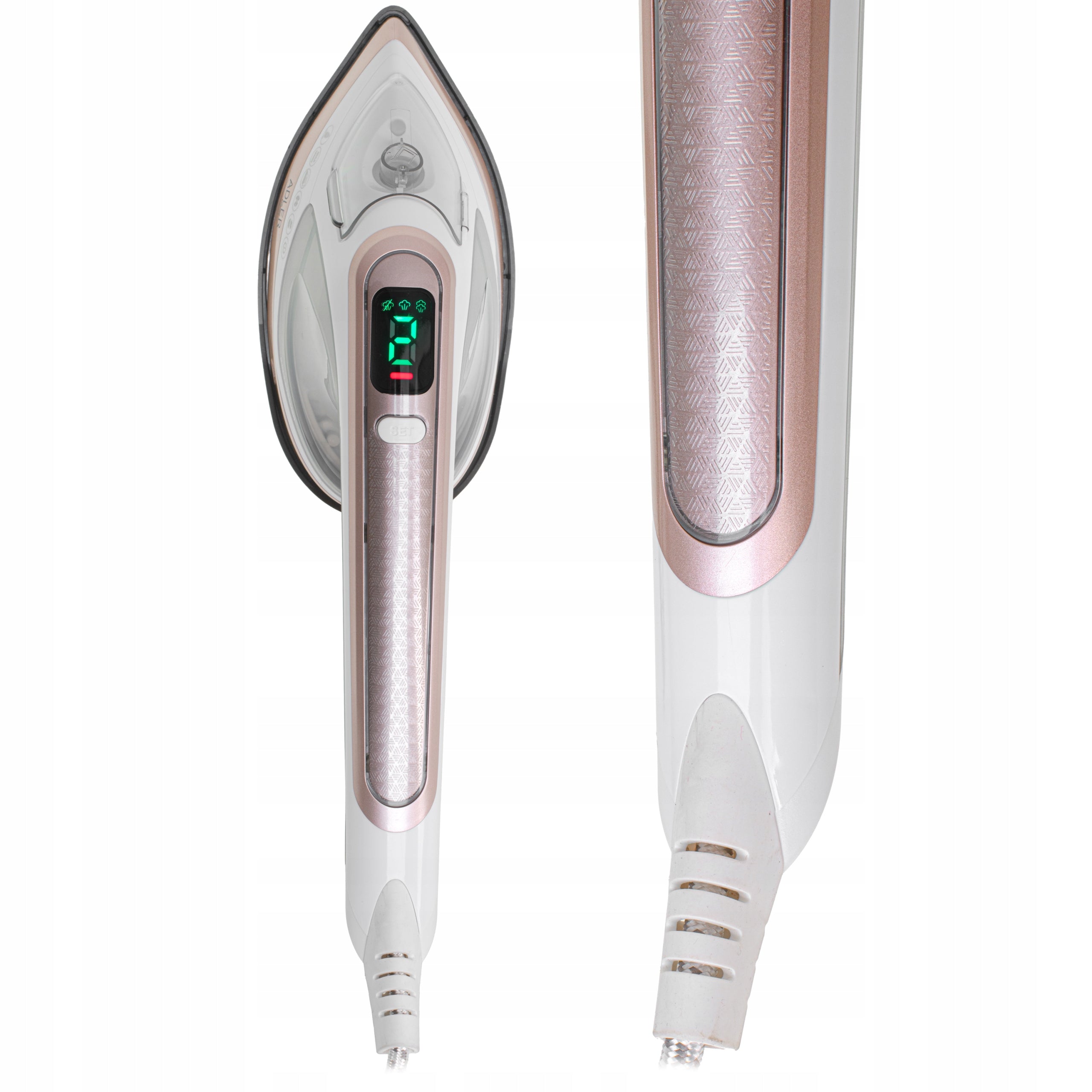 Clothes Steamer Steam Iron 2in1 Steamer 1800W Ceramic LED Foot Type handheld