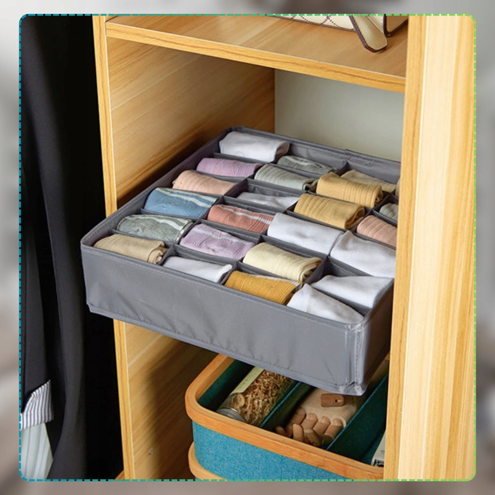 Clothes organizer closet cabinet socks panties grey roomy wardrobe Kind wardrobe organizer