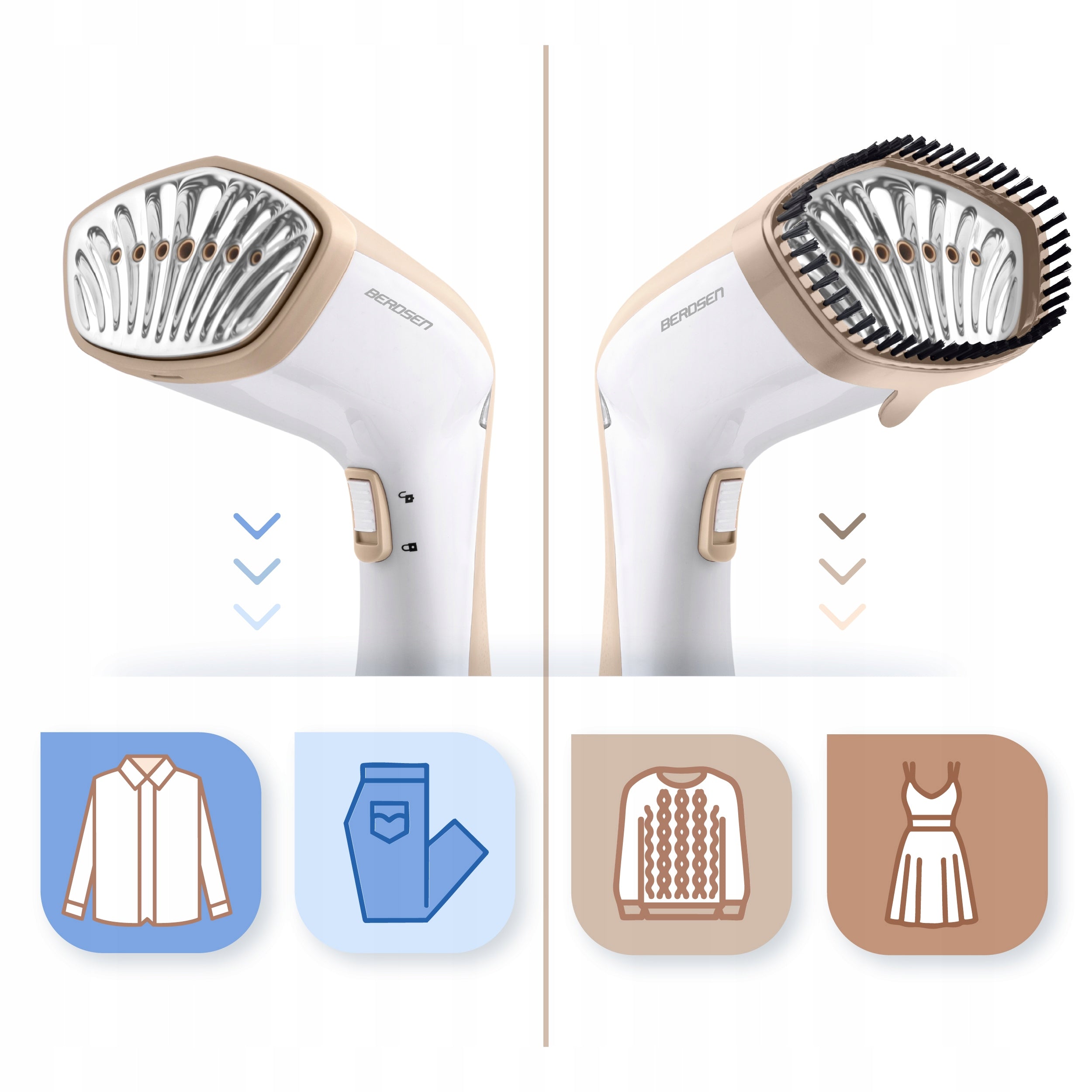 Clothes steamer 1600W Steamer Steam iron SET 26g/min Model BD-311