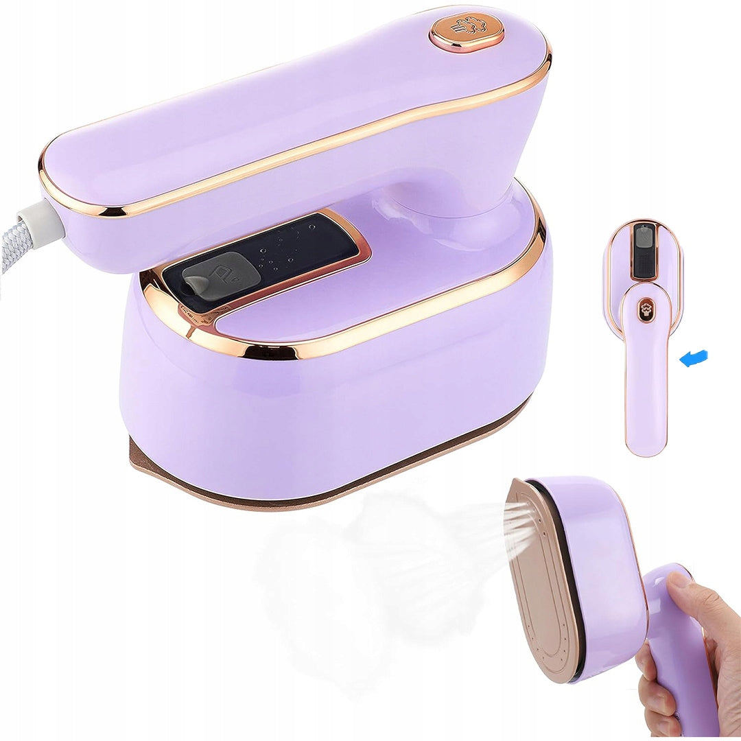 Clothes steamer Foldable Travel Steam iron 2-in-1Wet & Dry Mode Portable