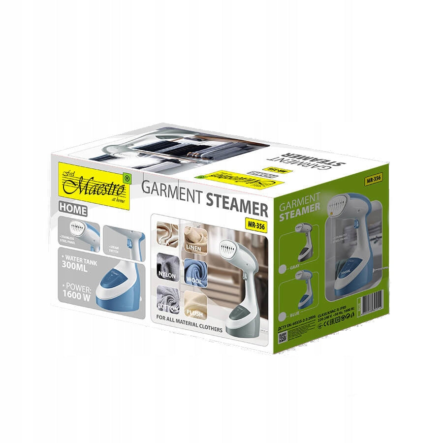 Clothes steamer Maestro 1600W MR-356-GREY Power 1600 W