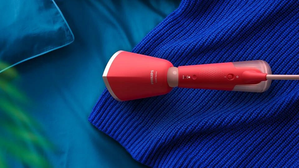 Clothes steamer PHILIPS STH5020/40 Series 5000 Red 1400 W, 0.24 g/mi Packaging status original