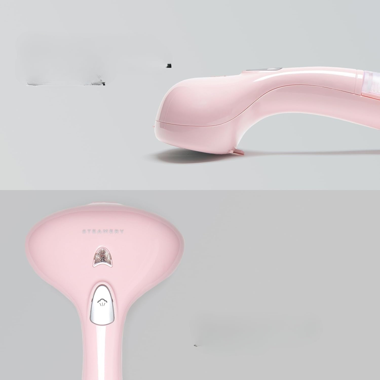 Clothes steamer manual pink 1500W 90ml fast heating 30s Dominant color pink