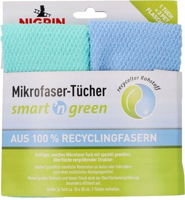 Cloths NIGRIN high quality microfiber 100% recycled 30x30 German