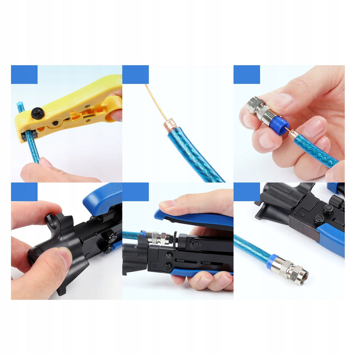 Coaxial Cable Crimping Machine, For Cable Crimping Connectors Packaging status original