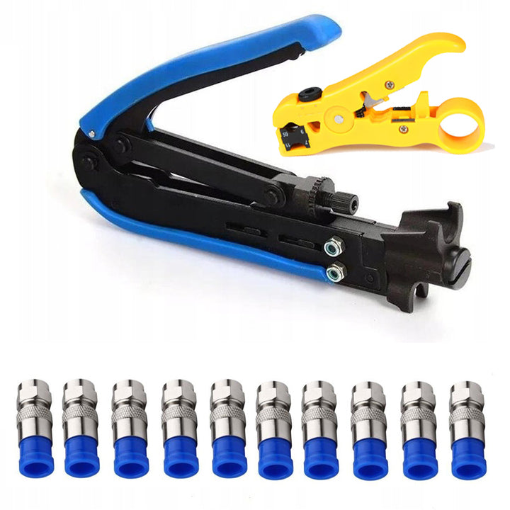 Coaxial Cable Crimping Machine for Cable Crimping Connectors