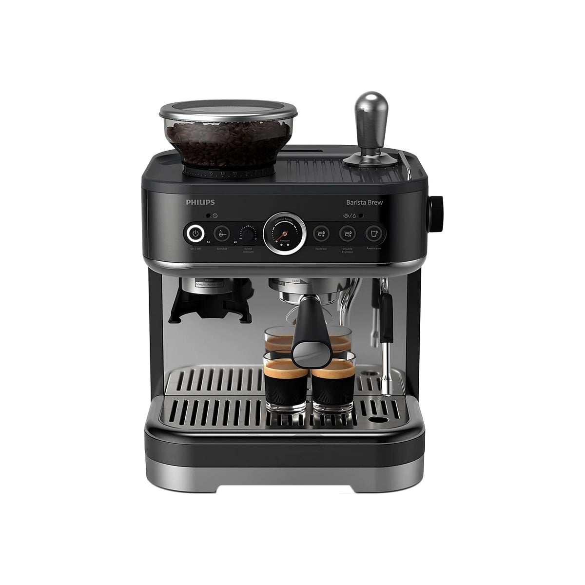 Cob coffee maker Philips PSA3218/10 with pressure grinder 1350W black