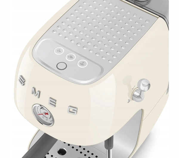 Cob coffee maker Smeg ECF03CREU cream 1650W 15 bar Packaging status original