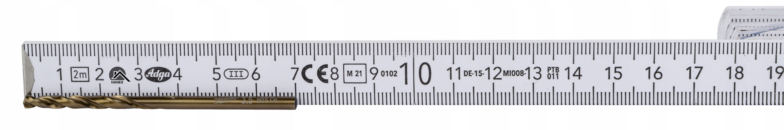 Cobalt Metal Drill Bits 3,5 mm 2 Pcs Stainless Steel Milwaukee Cobalt Packaging status original