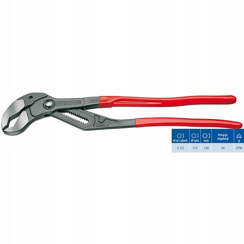 Cobra XXL Pipe Pliers 560 mm 61 HRC KNIPEX (8701560)