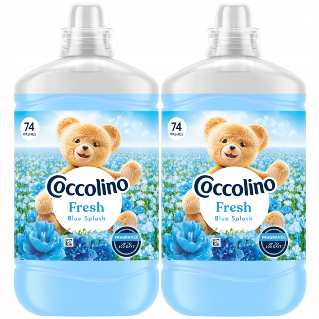 Coccolino Rinse Aid Fresh Blue Splash Blue 1,7L X2 148 Washes