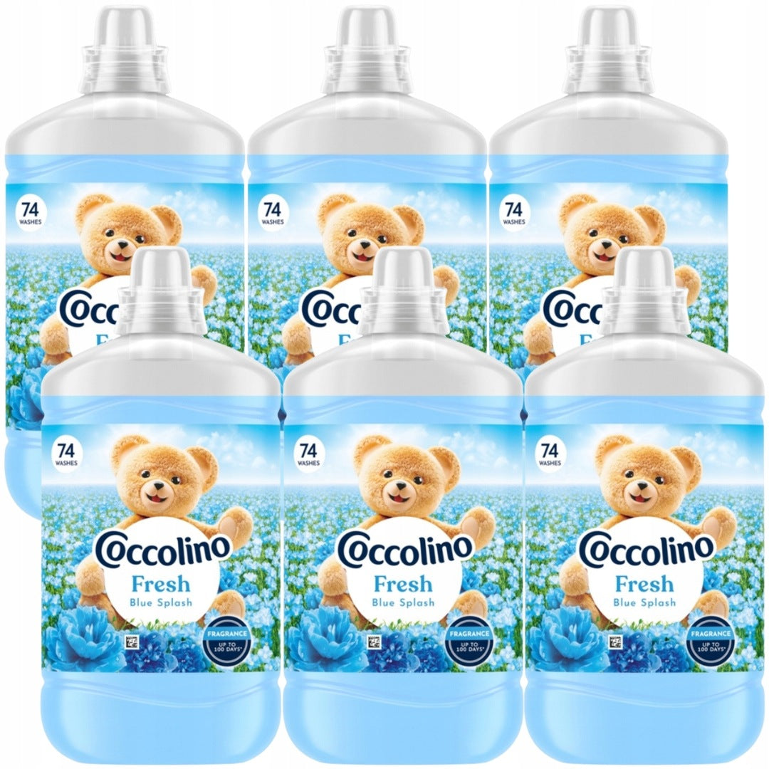 Coccolino Rinsing Liquid Fresh Blue Splash Blue 1,7L X6 444 Washes
