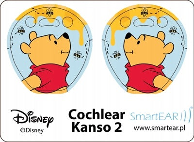 Cochlear Kanso 2 Processor Skins - Disney Winnie the Pooh Medical device no