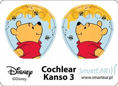 Cochlear Kanso 3 Processor Skins - Disney Winnie the Pooh Medical device no